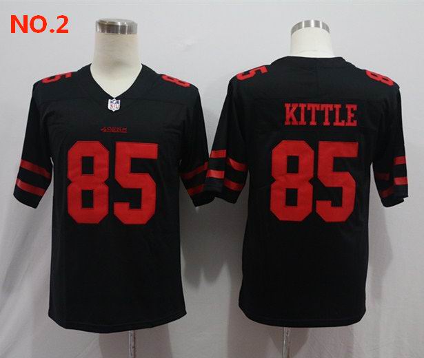 San Francisco 49ers #85 George Kittle Men's Jerseys-2